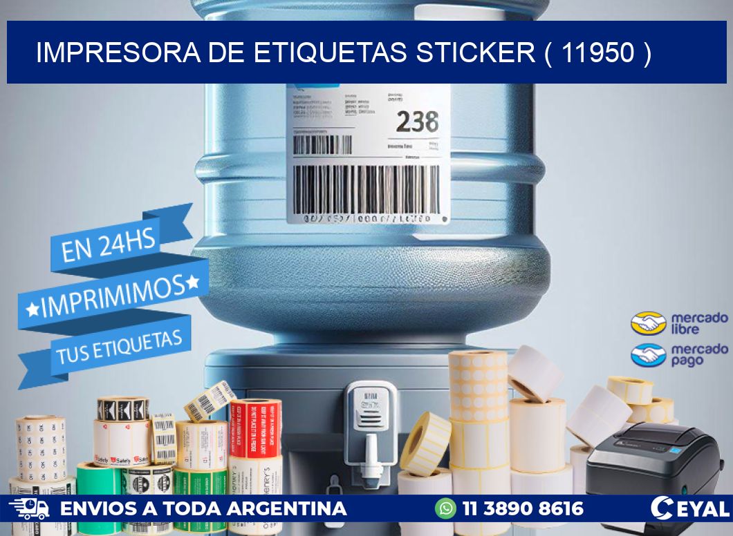 impresora de etiquetas sticker ( 11950 )