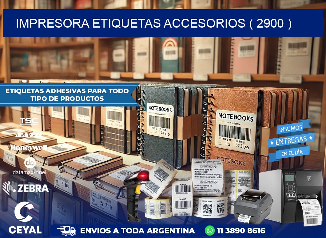 impresora etiquetas accesorios ( 2900 )