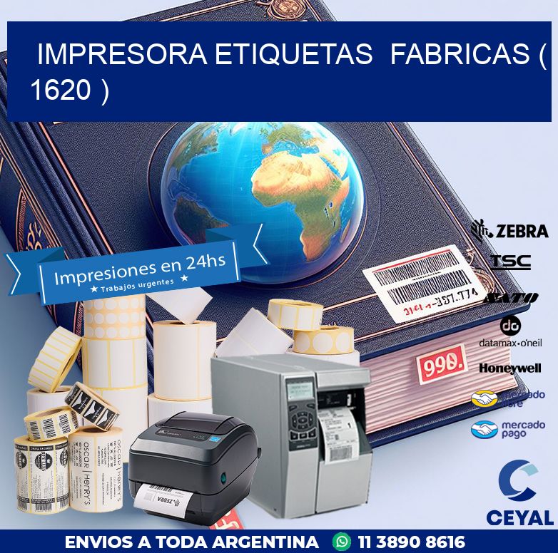 impresora etiquetas  fabricas ( 1620 )