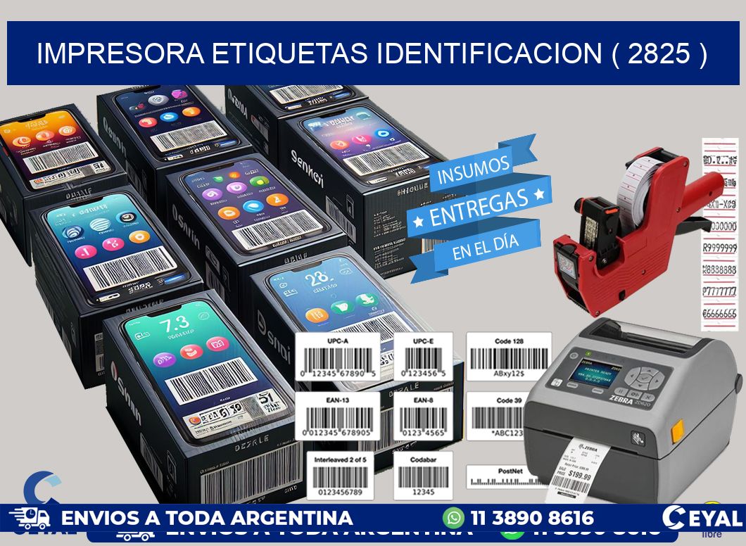 impresora etiquetas identificacion ( 2825 )