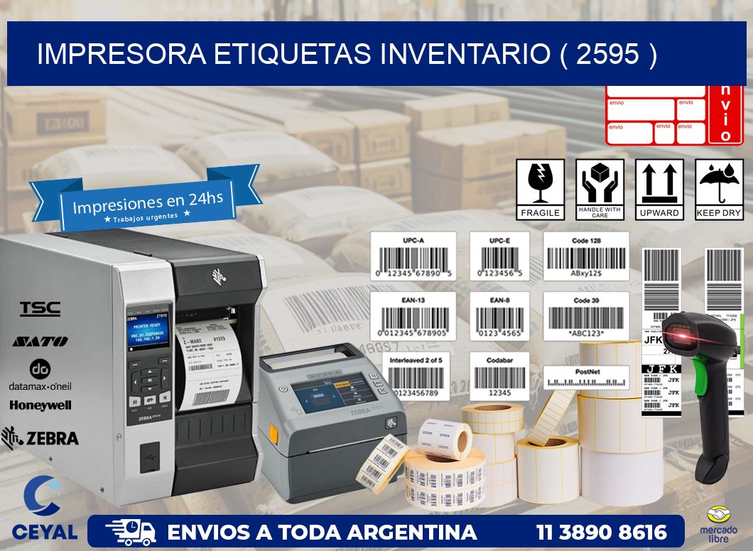impresora etiquetas inventario ( 2595 )