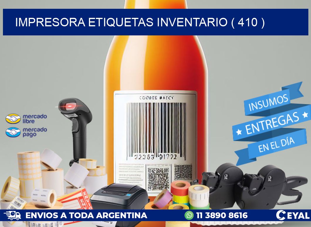 impresora etiquetas inventario ( 410 )