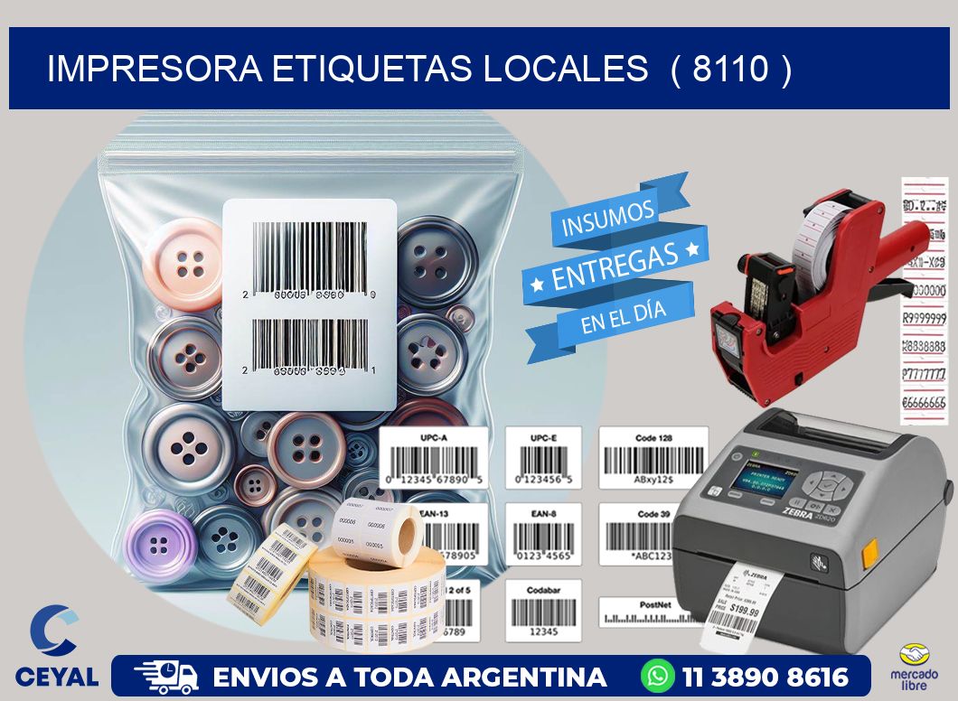 impresora etiquetas locales  ( 8110 )