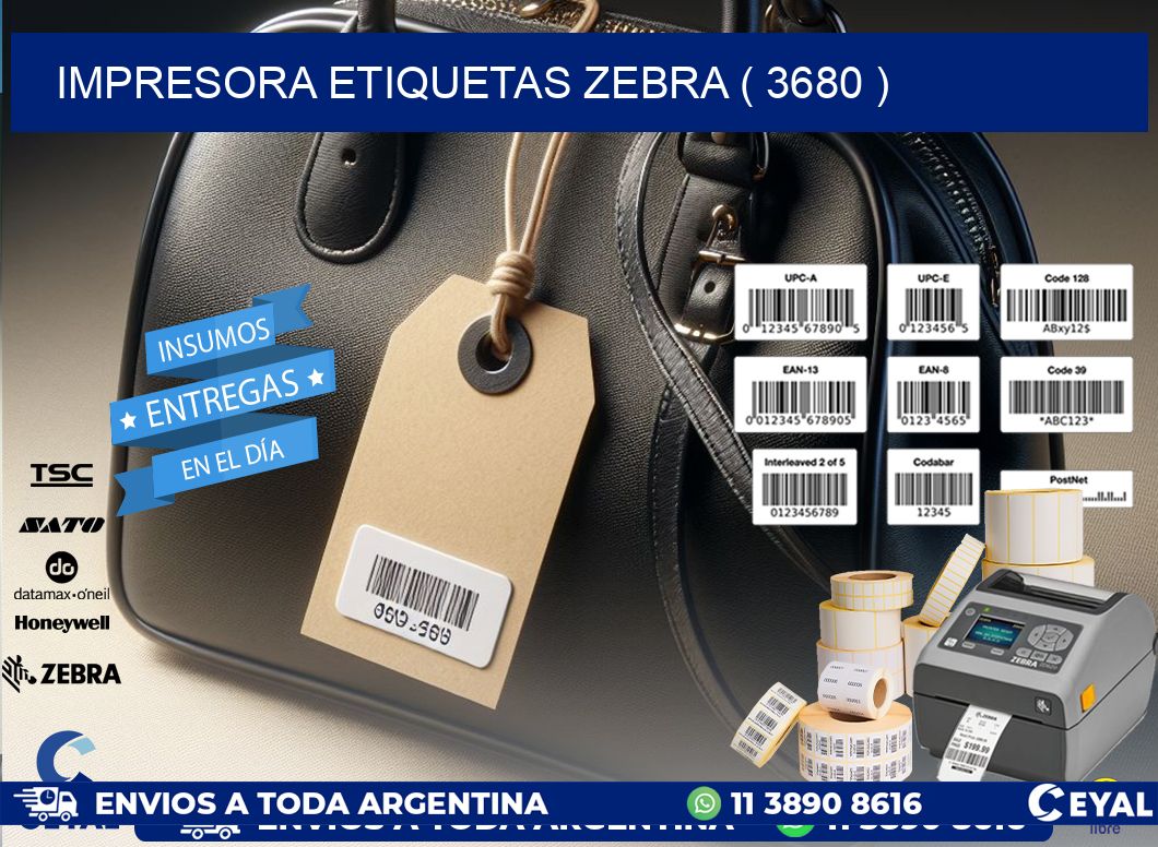 impresora etiquetas zebra ( 3680 )