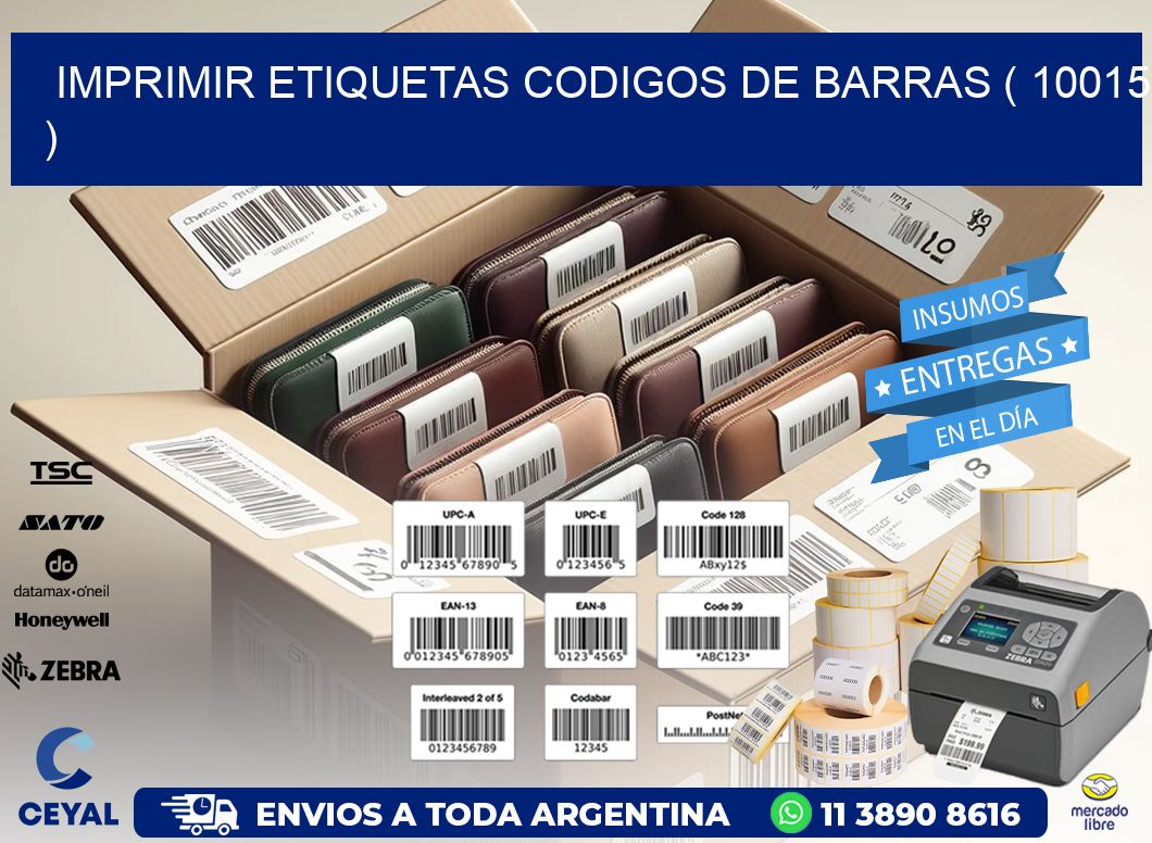 imprimir etiquetas codigos de barras ( 10015 )