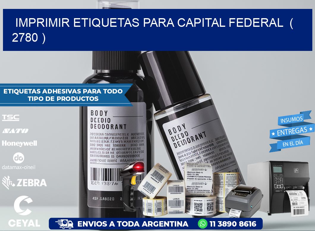 imprimir etiquetas para capital federal ( 2780 )