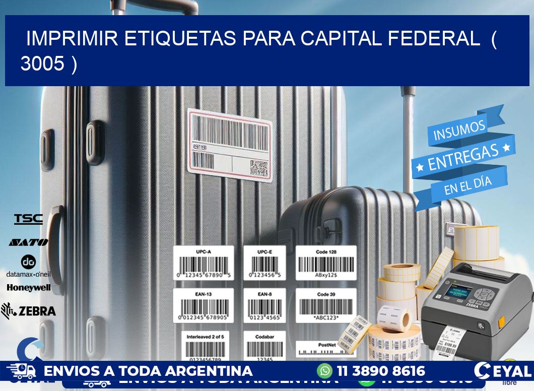 imprimir etiquetas para capital federal ( 3005 )