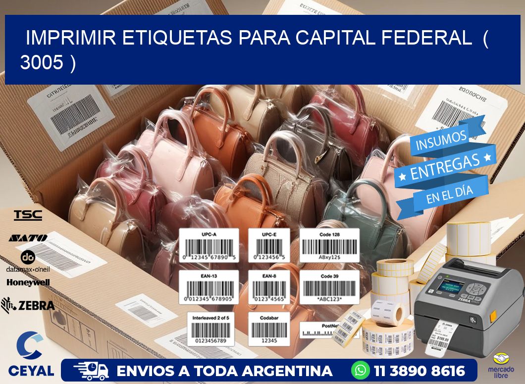 imprimir etiquetas para capital federal ( 3005 )