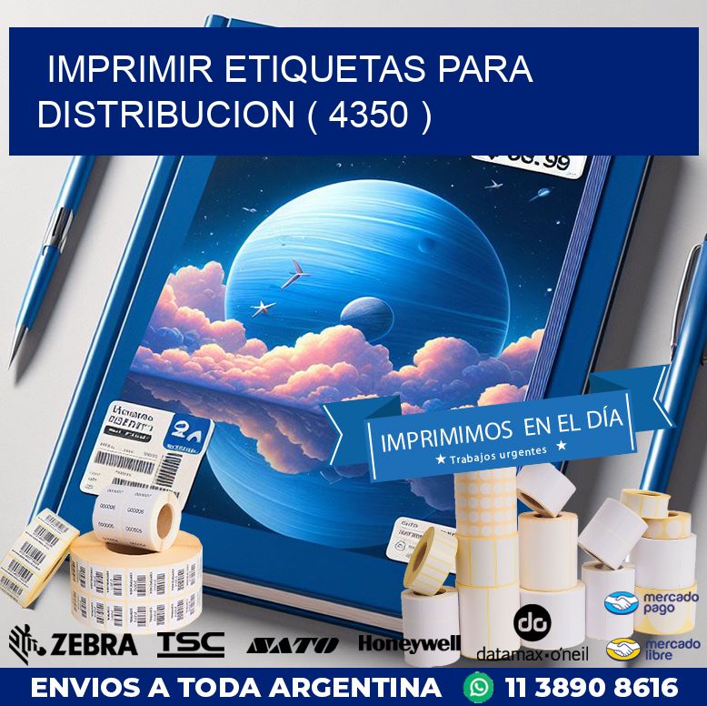 imprimir etiquetas para distribucion ( 4350 )