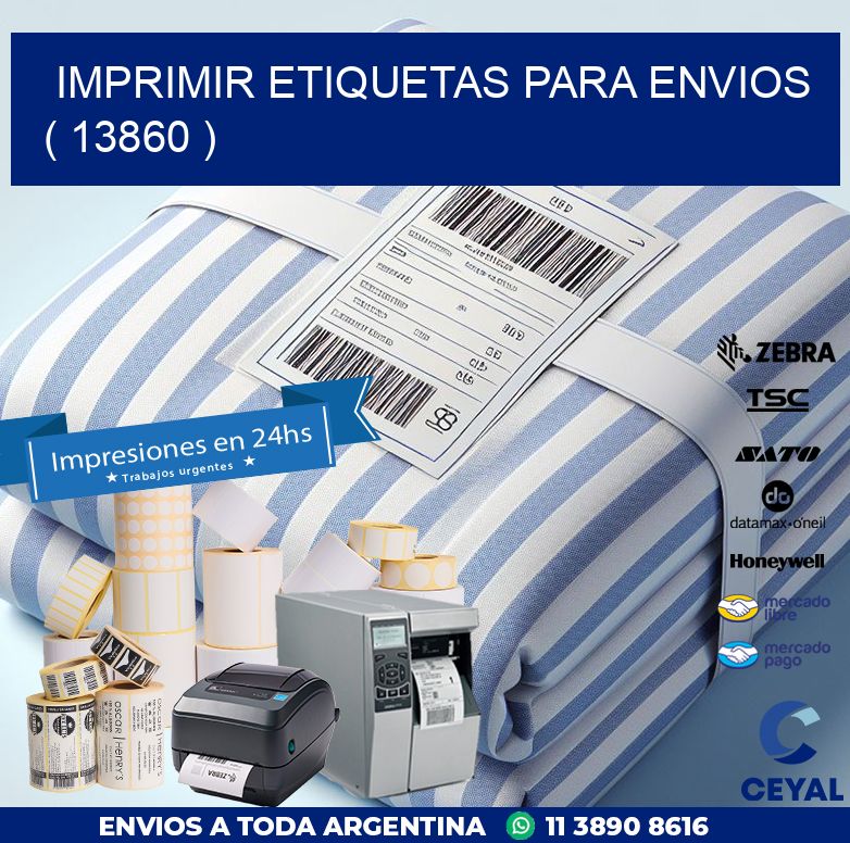 imprimir etiquetas para envios ( 13860 )