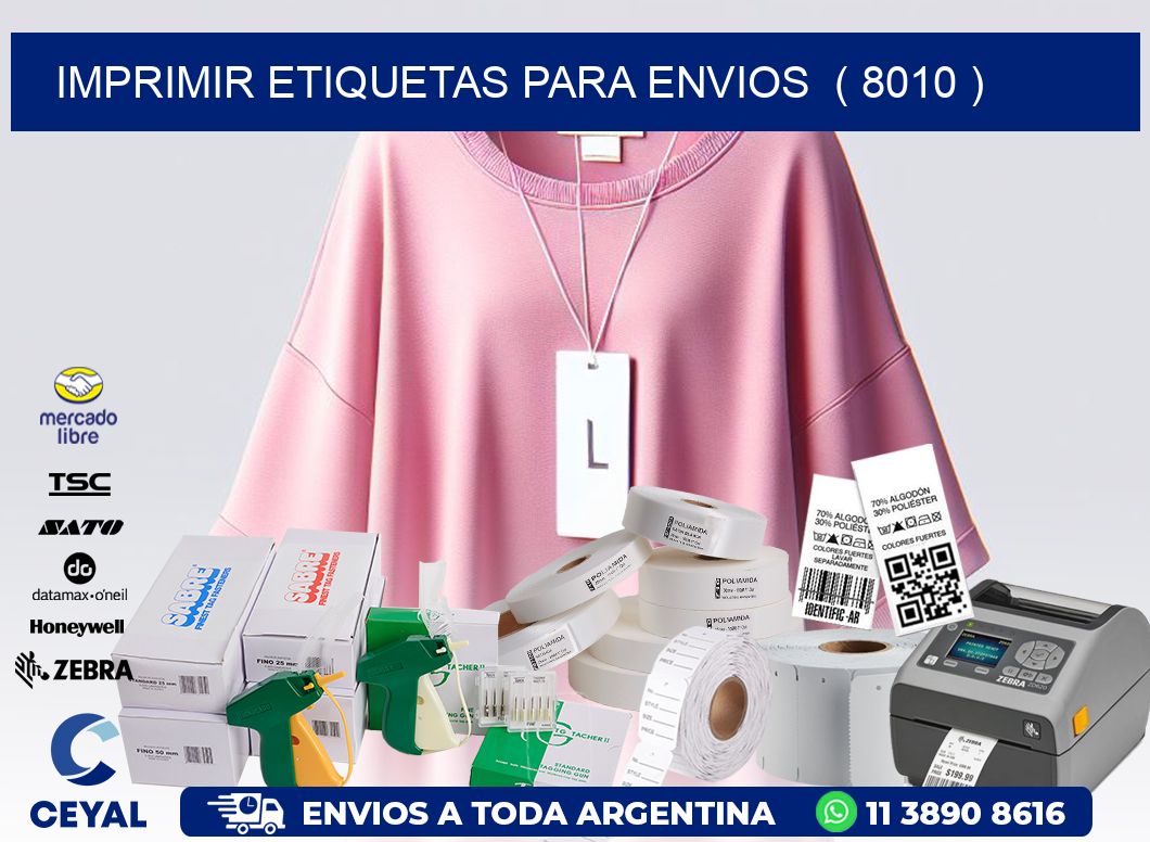 imprimir etiquetas para envios  ( 8010 )