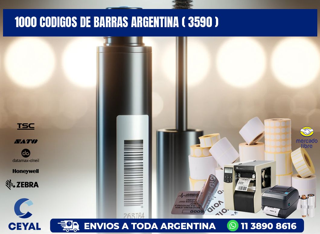 1000 codigos de barras argentina ( 3590 )
