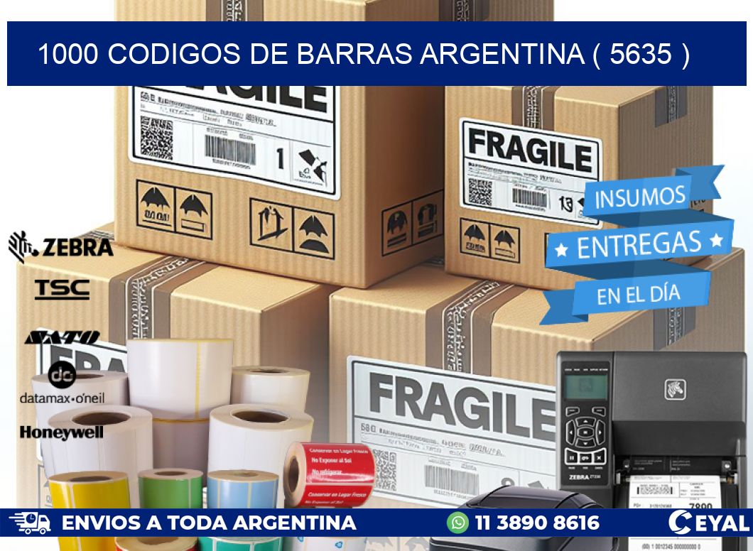1000 codigos de barras argentina ( 5635 )
