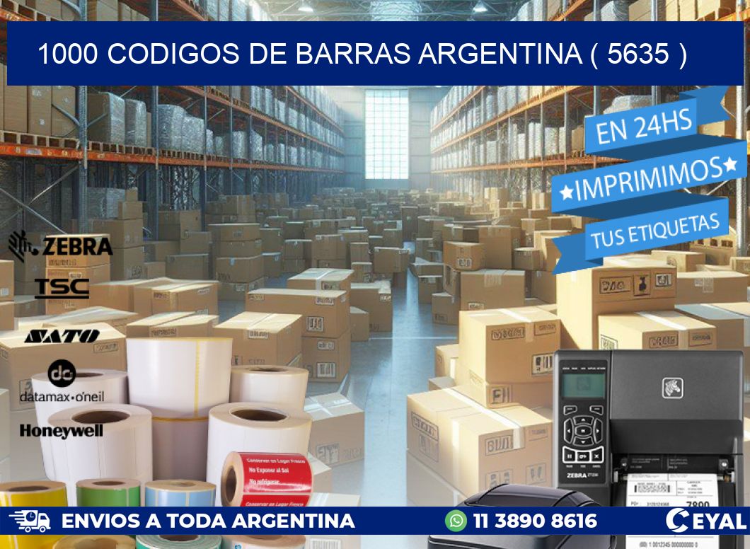 1000 codigos de barras argentina ( 5635 )