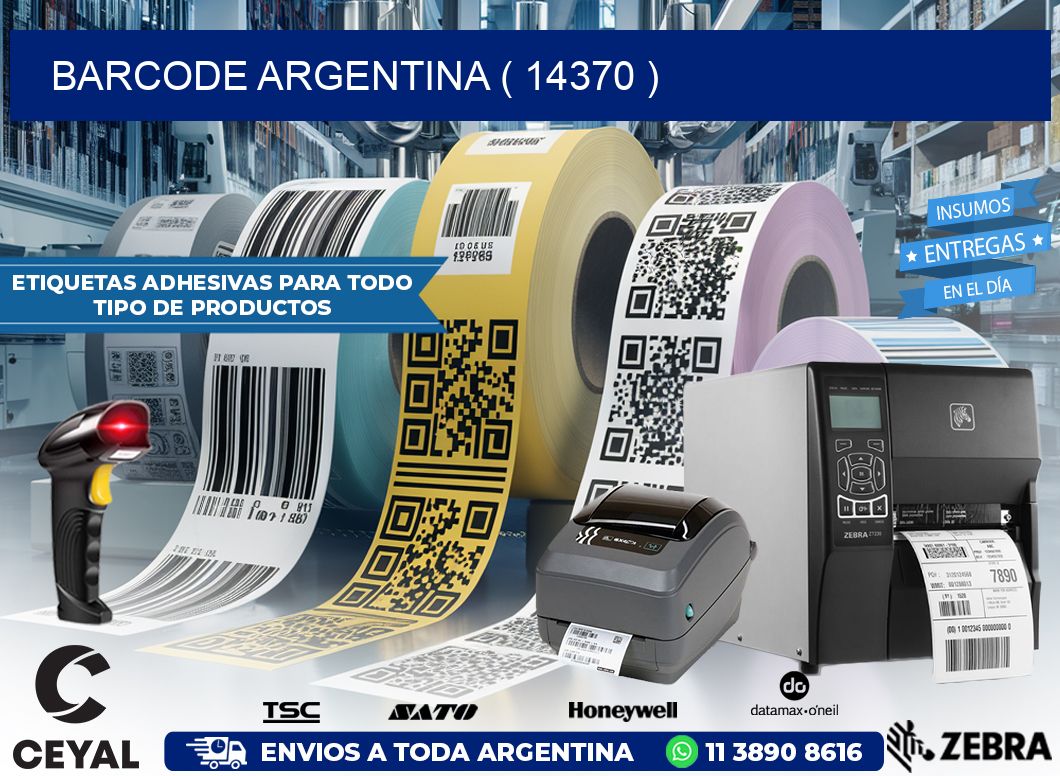 BARCODE ARGENTINA ( 14370 )