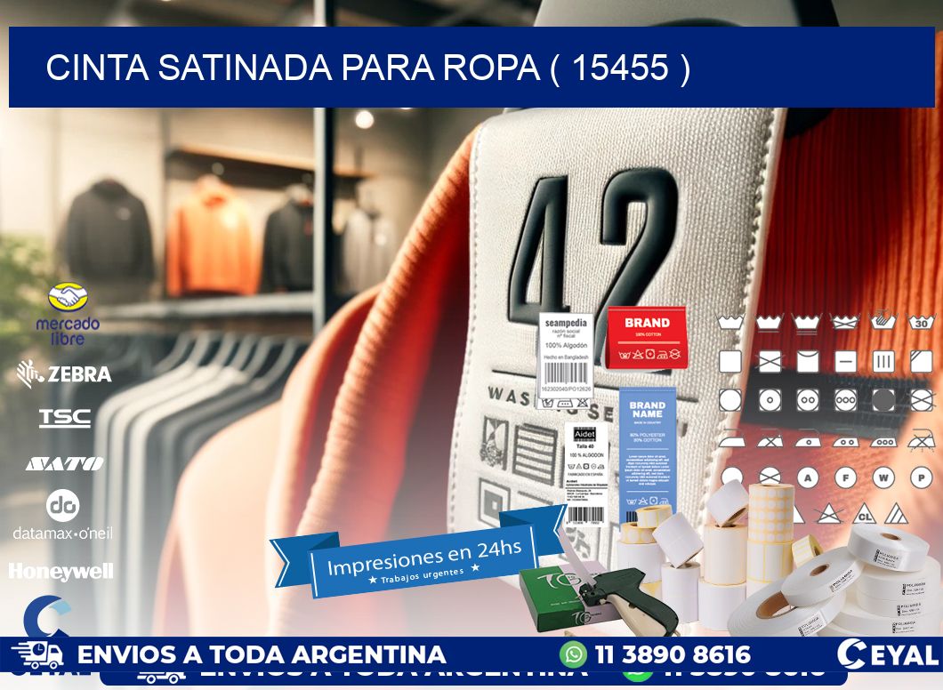 CINTA SATINADA PARA ROPA ( 15455 )