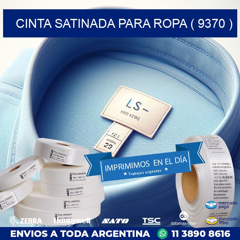 CINTA SATINADA PARA ROPA ( 9370 )