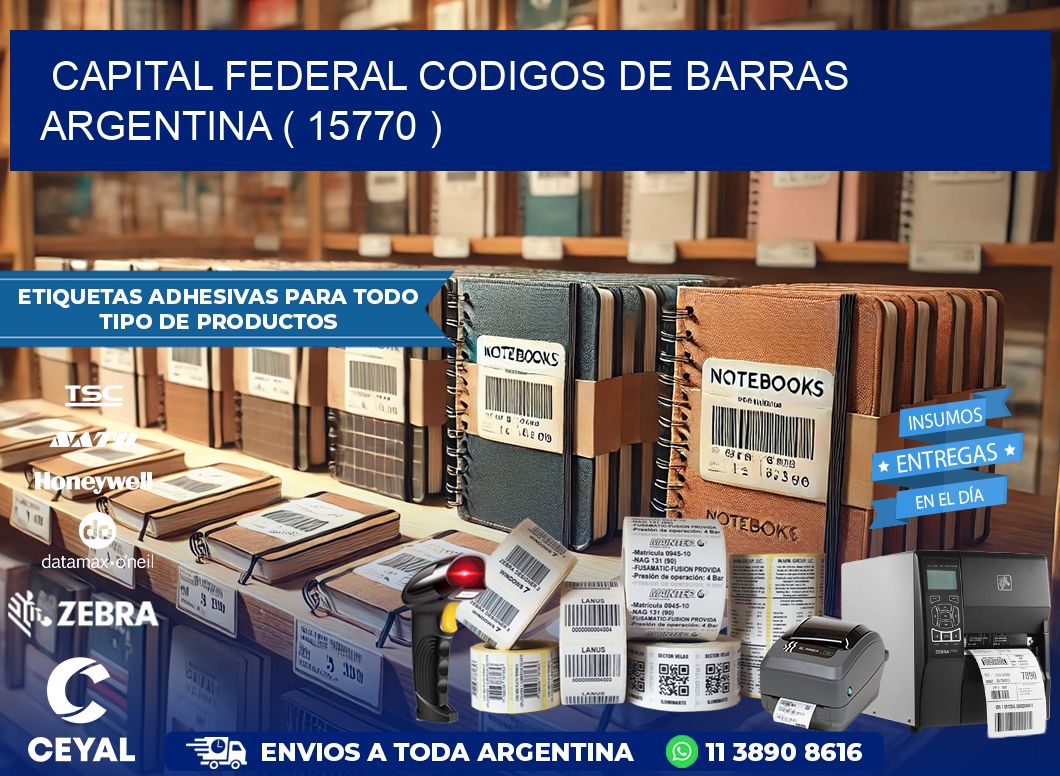 Capital federal codigos de barras argentina ( 15770 )