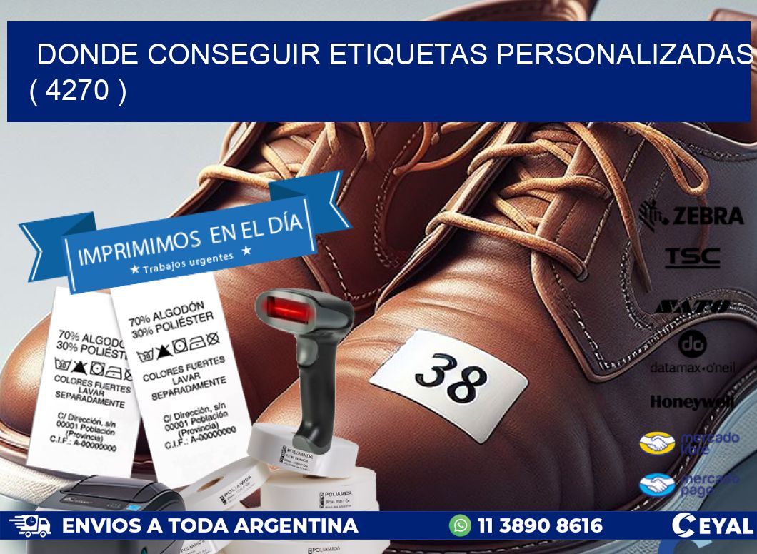 DONDE CONSEGUIR ETIQUETAS PERSONALIZADAS ( 4270 )