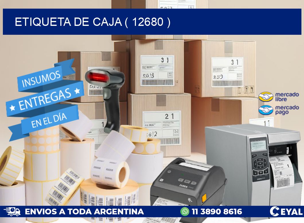 ETIQUETA DE CAJA ( 12680 )