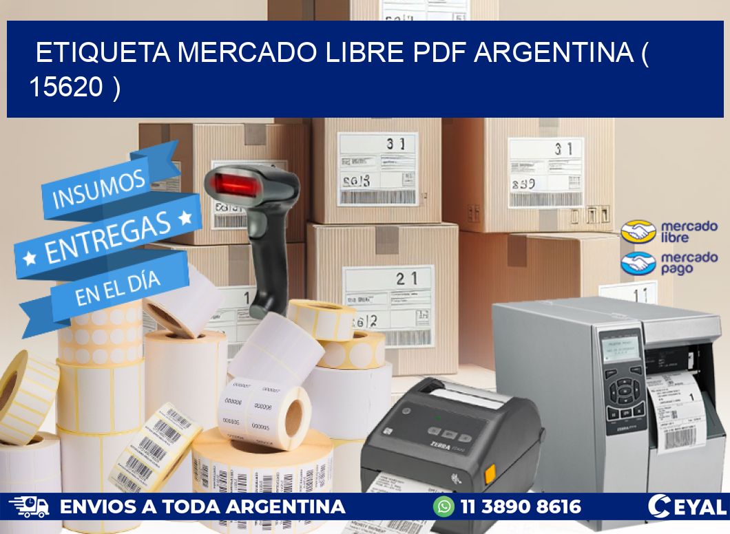 ETIQUETA MERCADO LIBRE PDF ARGENTINA ( 15620 )
