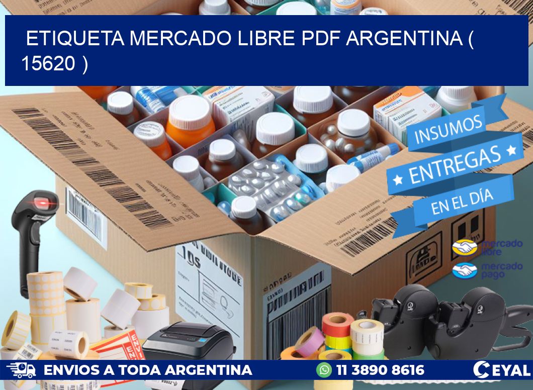 ETIQUETA MERCADO LIBRE PDF ARGENTINA ( 15620 )