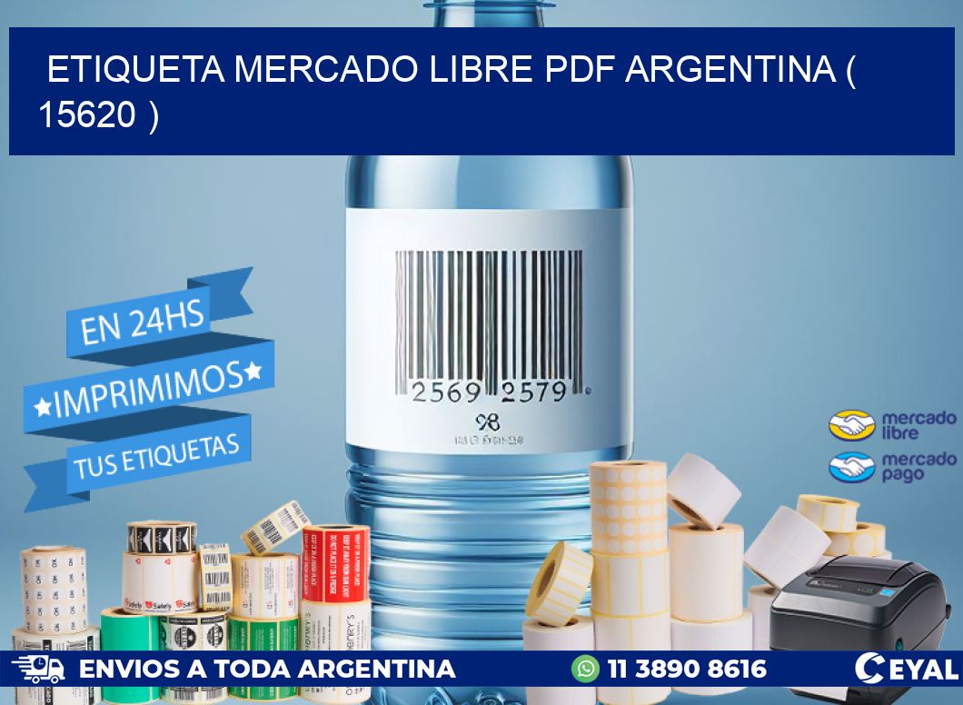 ETIQUETA MERCADO LIBRE PDF ARGENTINA ( 15620 )