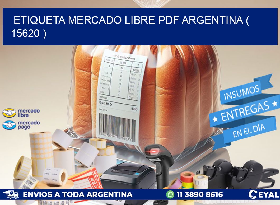 ETIQUETA MERCADO LIBRE PDF ARGENTINA ( 15620 )
