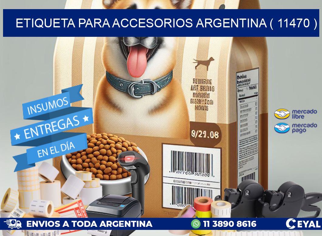 ETIQUETA PARA ACCESORIOS ARGENTINA ( 11470 )