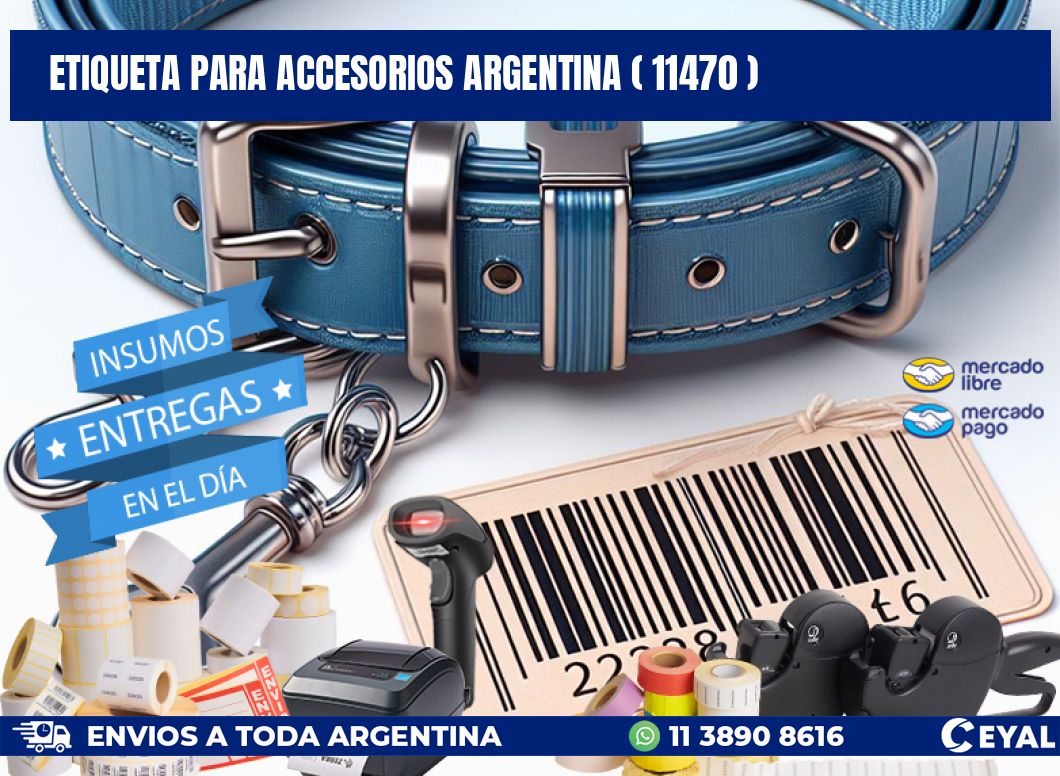 ETIQUETA PARA ACCESORIOS ARGENTINA ( 11470 )