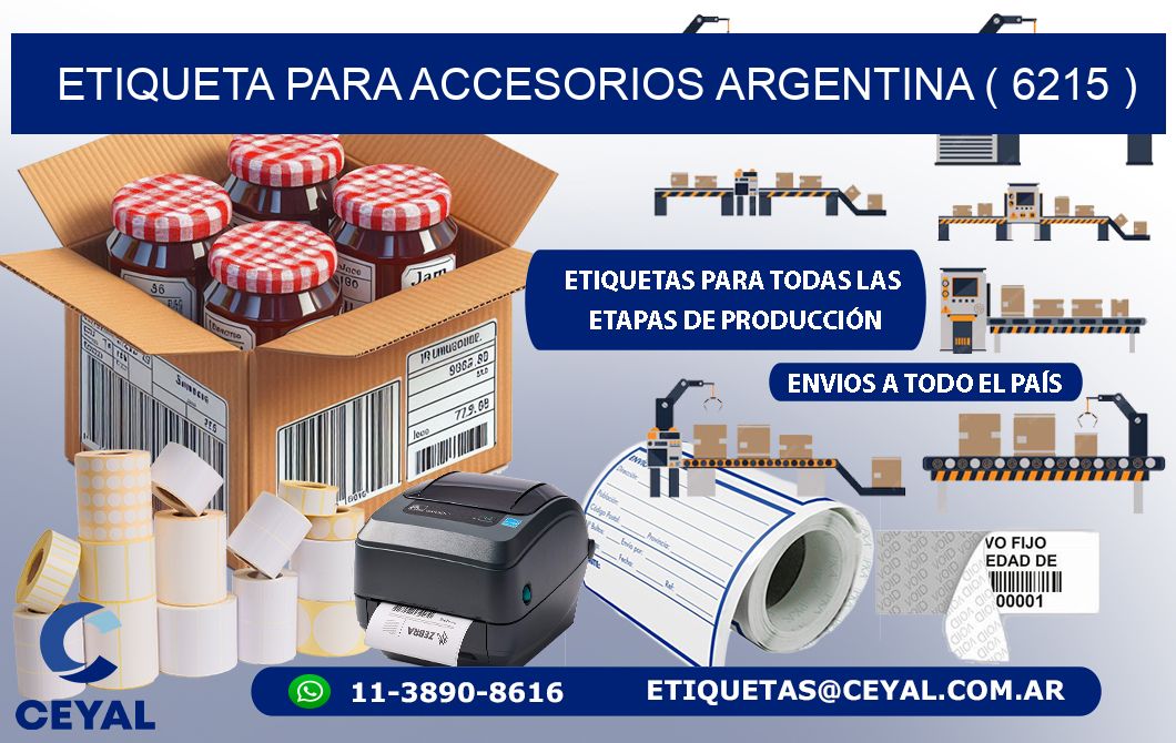 ETIQUETA PARA ACCESORIOS ARGENTINA ( 6215 )