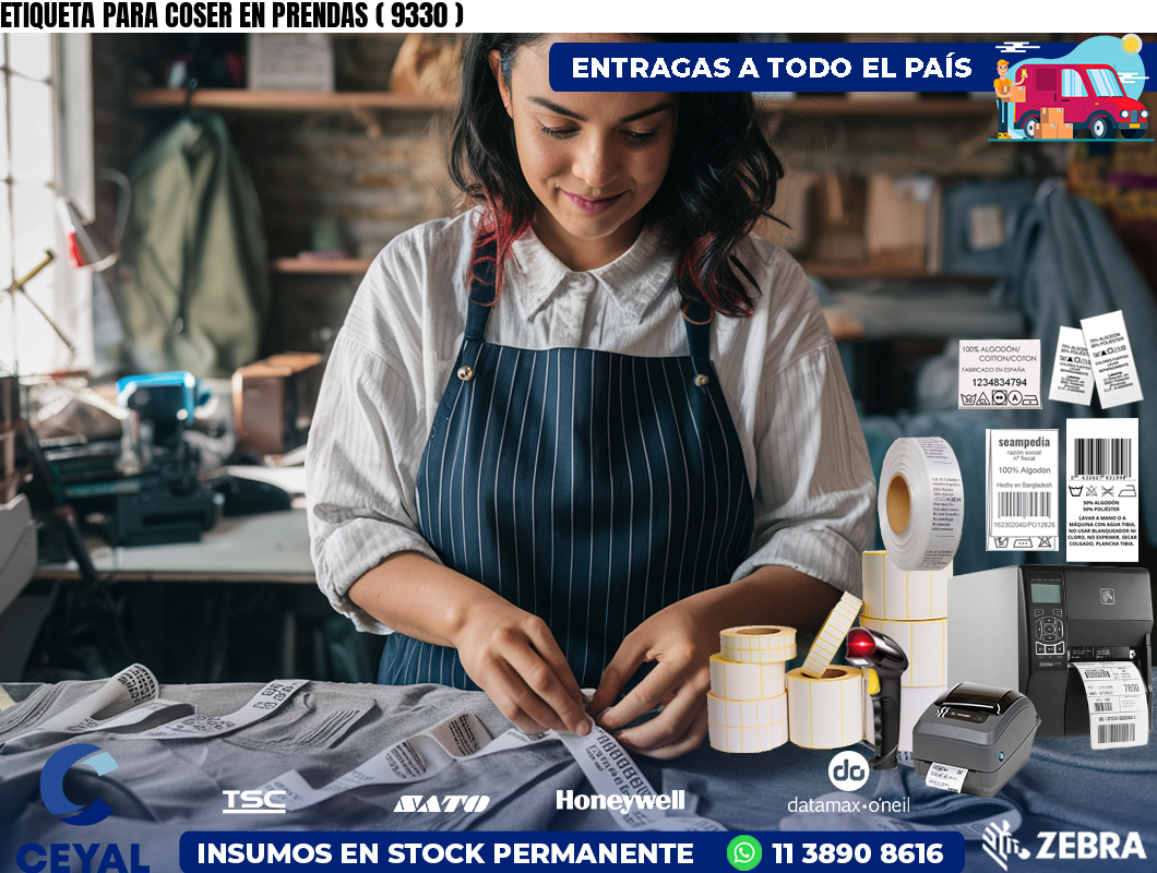 ETIQUETA PARA COSER EN PRENDAS ( 9330 )
