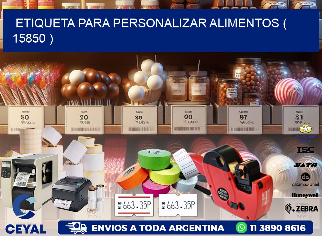 ETIQUETA PARA PERSONALIZAR ALIMENTOS ( 15850 )