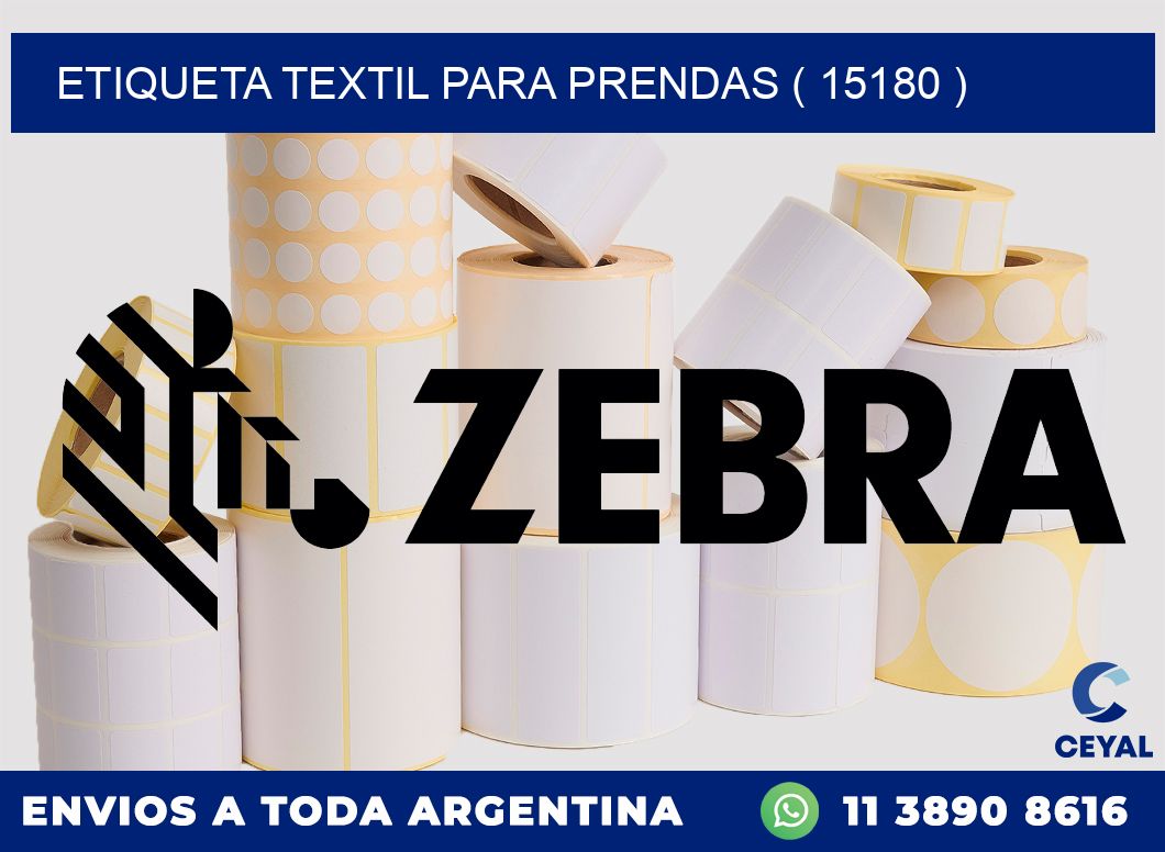ETIQUETA TEXTIL PARA PRENDAS ( 15180 )