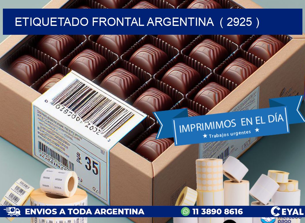 ETIQUETADO FRONTAL ARGENTINA  ( 2925 )