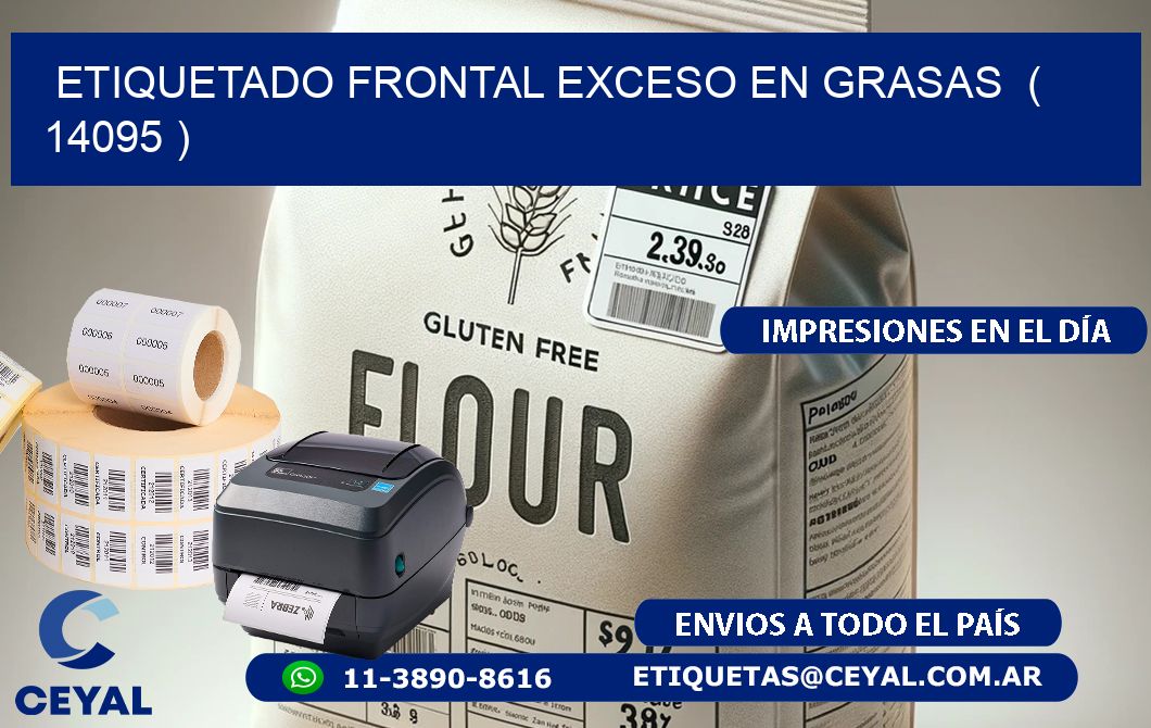 ETIQUETADO FRONTAL EXCESO EN GRASAS ( 14095 )