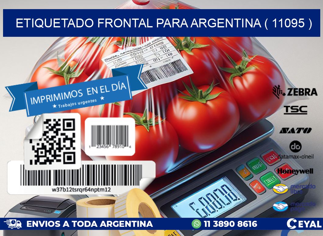 ETIQUETADO FRONTAL PARA ARGENTINA ( 11095 )