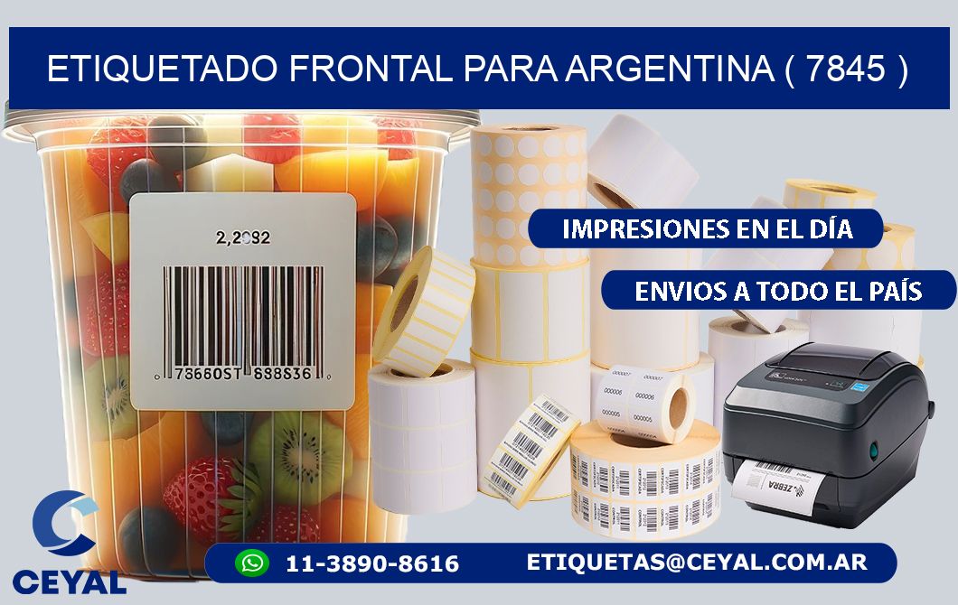 ETIQUETADO FRONTAL PARA ARGENTINA ( 7845 )