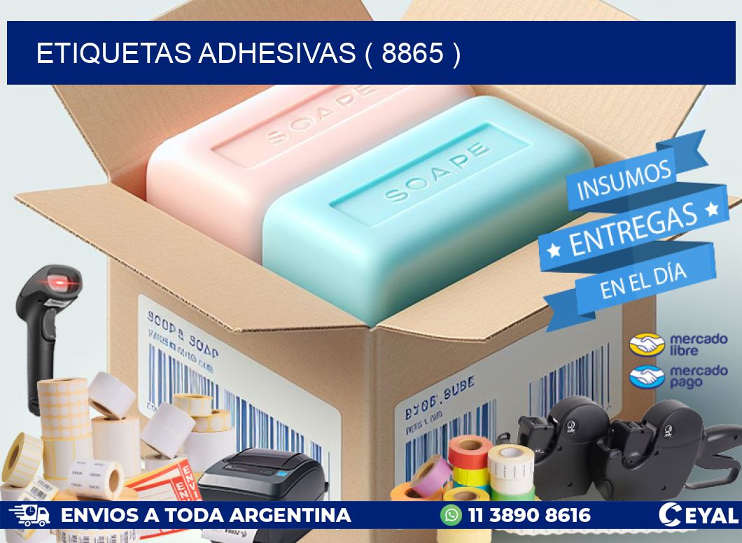 ETIQUETAS ADHESIVAS ( 8865 )