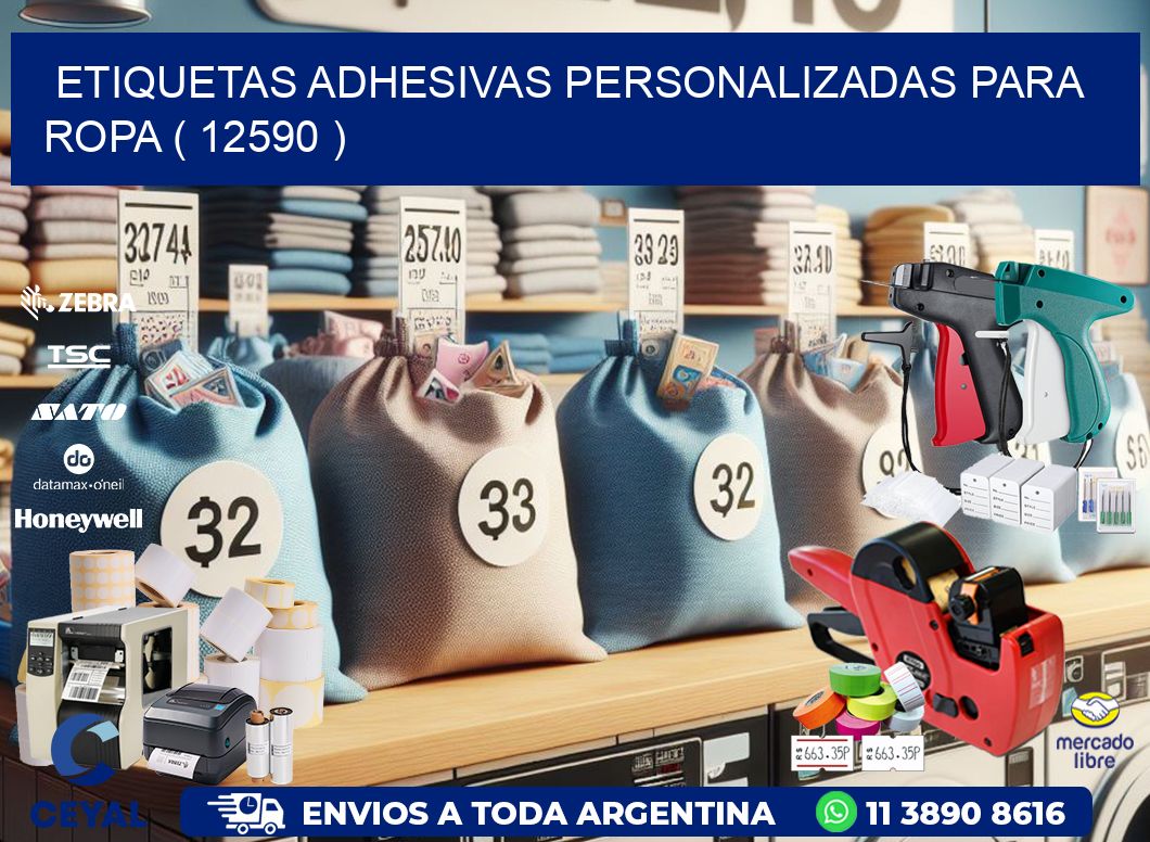 ETIQUETAS ADHESIVAS PERSONALIZADAS PARA ROPA ( 12590 )