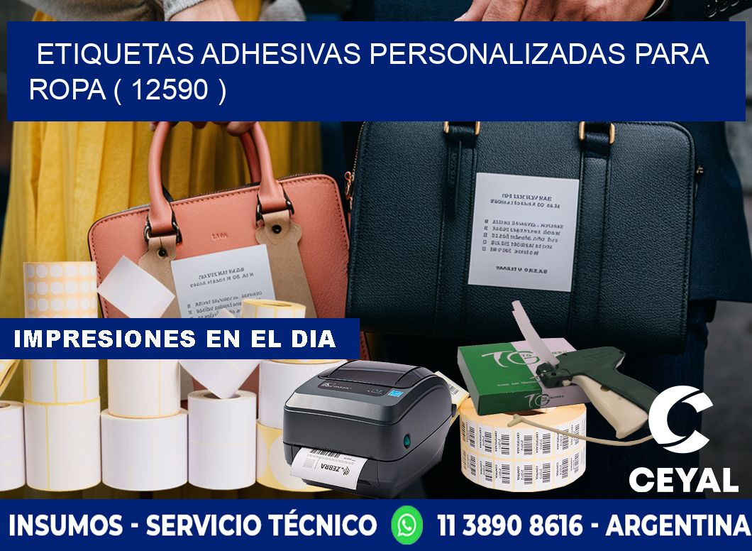 ETIQUETAS ADHESIVAS PERSONALIZADAS PARA ROPA ( 12590 )
