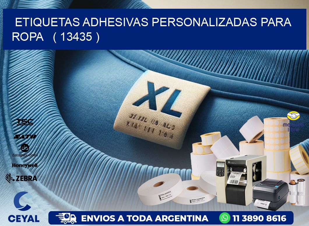 ETIQUETAS ADHESIVAS PERSONALIZADAS PARA ROPA   ( 13435 )