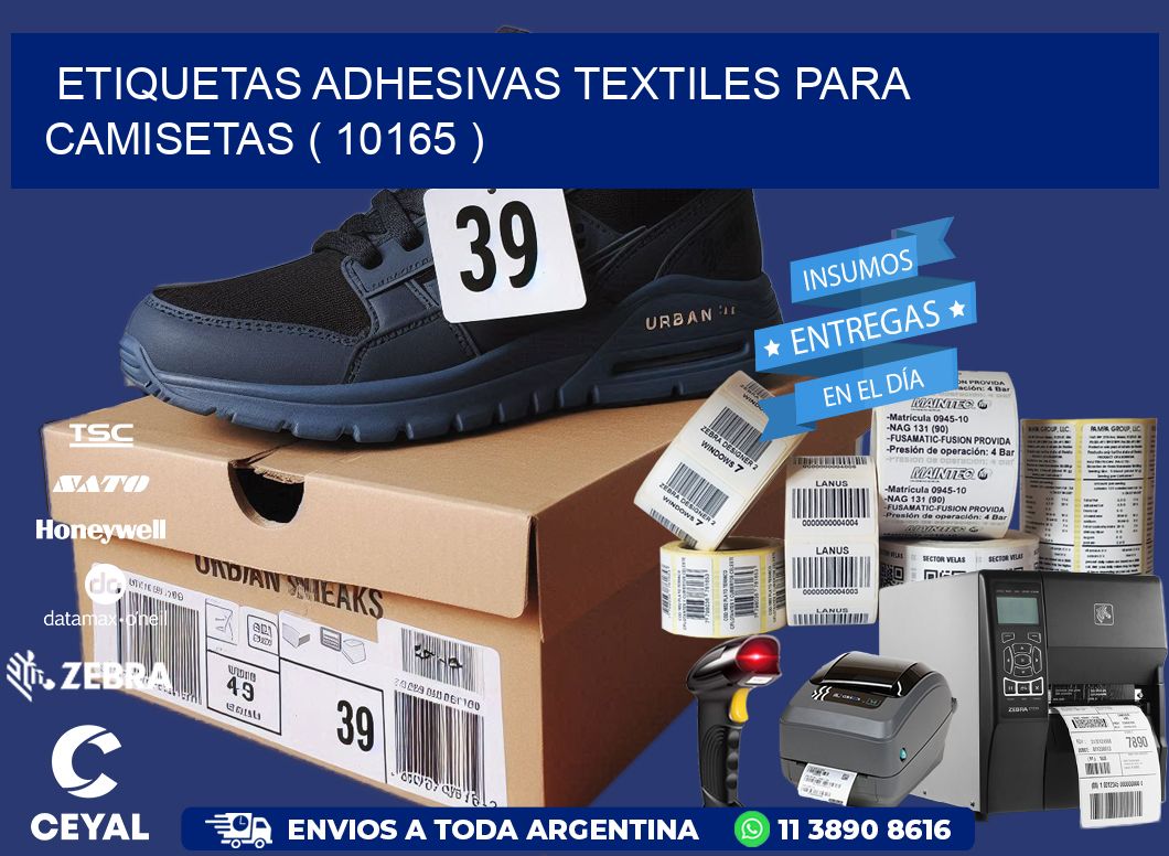 ETIQUETAS ADHESIVAS TEXTILES PARA CAMISETAS ( 10165 )