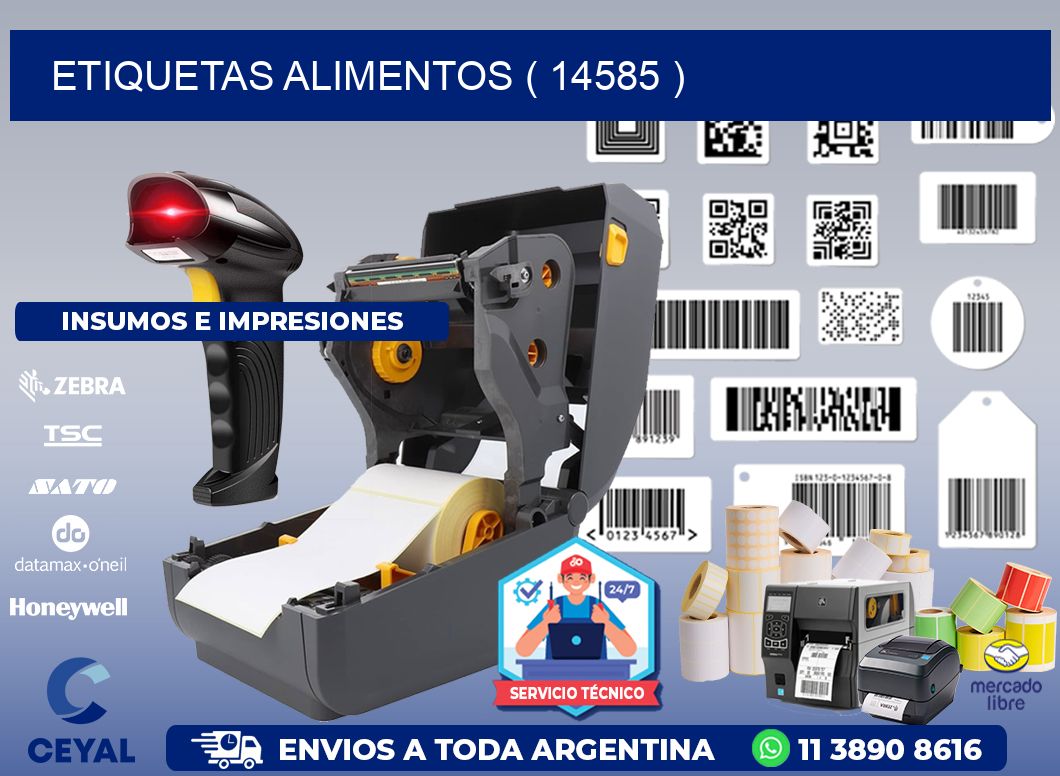 ETIQUETAS ALIMENTOS ( 14585 )
