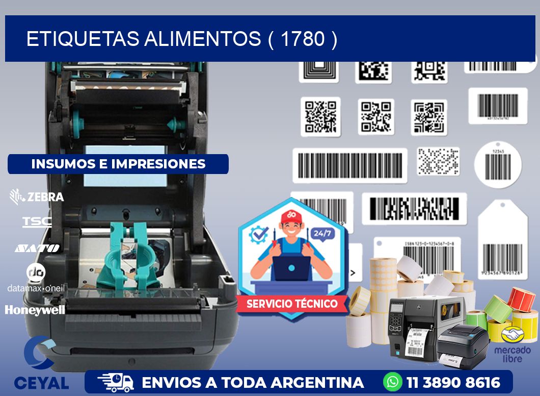 ETIQUETAS ALIMENTOS ( 1780 )