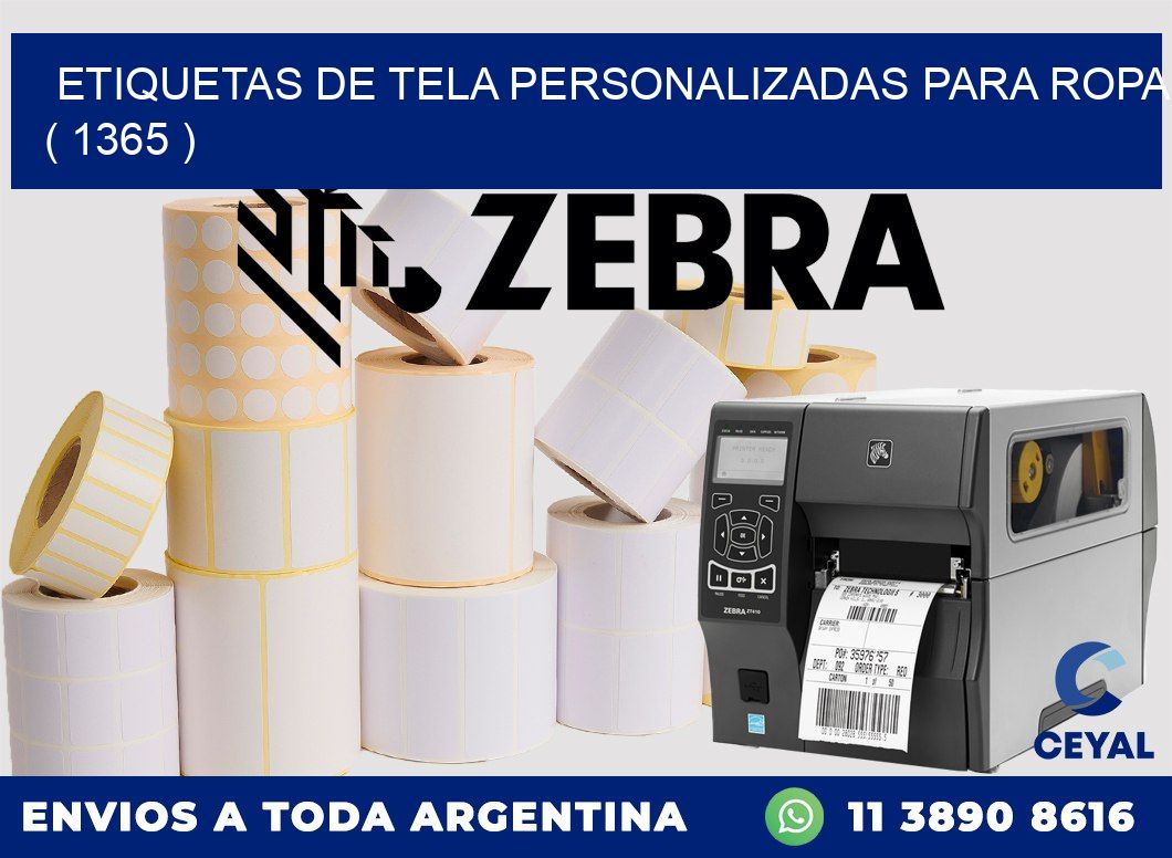 ETIQUETAS DE TELA PERSONALIZADAS PARA ROPA ( 1365 )