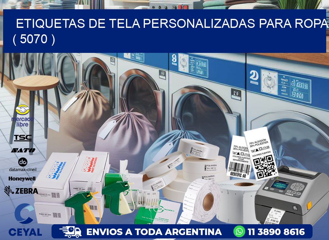 ETIQUETAS DE TELA PERSONALIZADAS PARA ROPA ( 5070 )