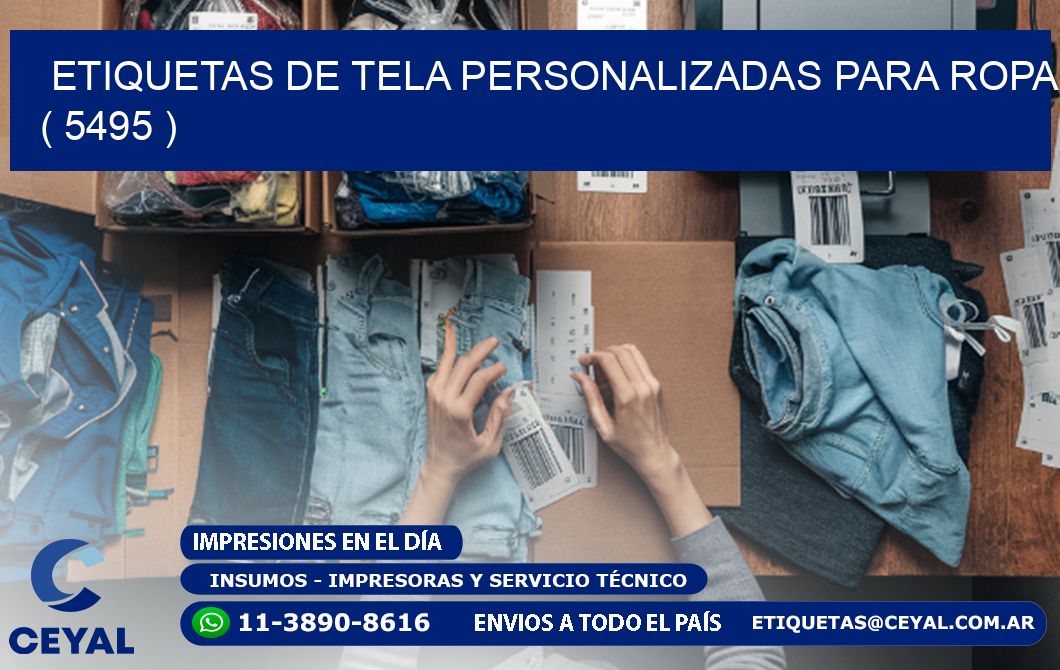 ETIQUETAS DE TELA PERSONALIZADAS PARA ROPA ( 5495 )