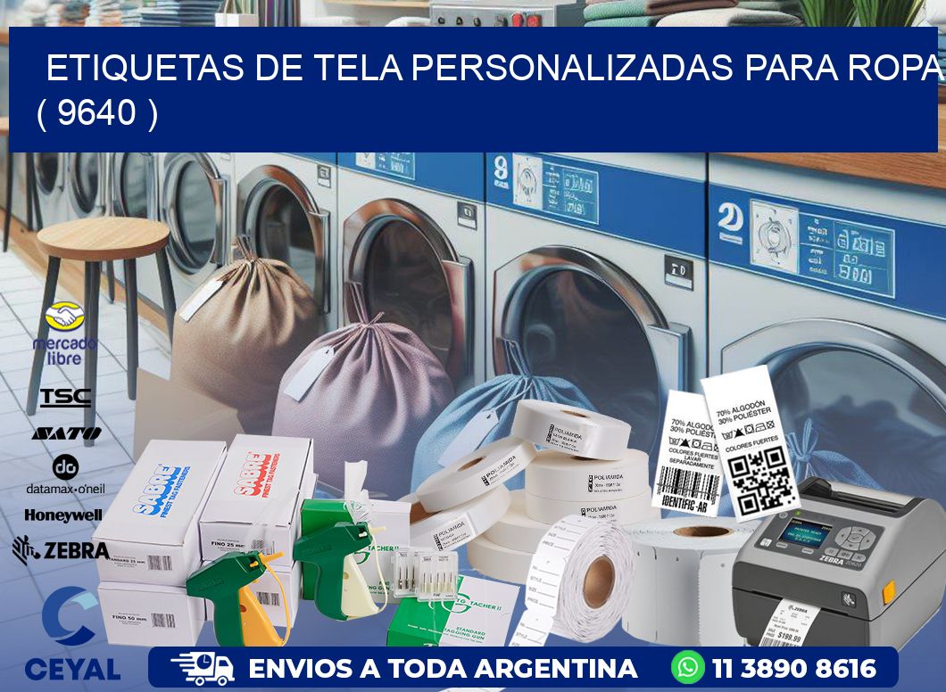ETIQUETAS DE TELA PERSONALIZADAS PARA ROPA ( 9640 )