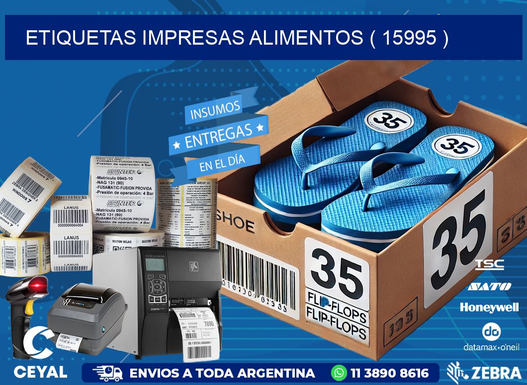 ETIQUETAS IMPRESAS ALIMENTOS ( 15995 )